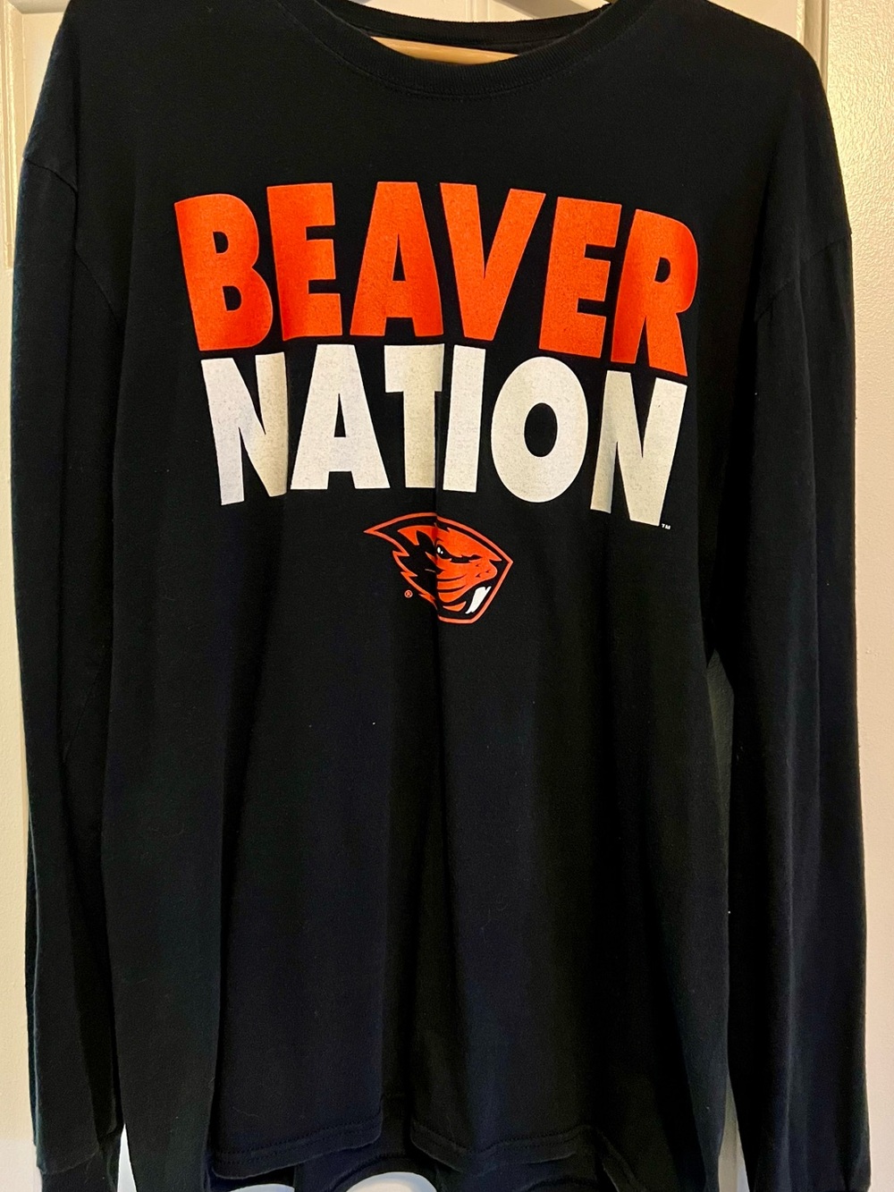 Long Sleeved Beaver Nation Men’s Shirt - M